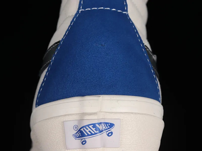 All categories Vans Vans series Vans Hi Vans high-top Vans SK8-Hi Anaheim series Vans official blue and white color matching high-top vulcanized sneakers VN0A4BVB21R